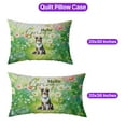 thumbnail image 5 of Australian Shepherd Hello Spring Time Flower Floral Nature Quilt Pillowcase Aussie Dog Lover Gifts Throw Pillow Cover Bed Home Decor - 02031, 5 of 5