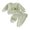 Green, variant on RUINIXCW Boy Fall Waffled Outfits Stripe Long Sleeve Sweatshirts Joggers Pants