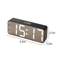 thumbnail image 3 of JWshufel Multifunction Bedside Alarm Clock With LED Display Date And Temperature Voice Activated Night Mode USB Or Battery Powered Large Font Three Alarm Settings, 3 of 6