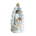 thumbnail image 2 of Jesús Estatua Decoración Religiosa Escultura Nacimiento Ornamento Familia Sagrada Resina Ligera Adecuado para Sala Oficina Regalo Religioso, 2 of 9