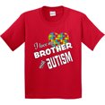 thumbnail image 3 of Inktastic I Love My Brother with Autism Youth T-Shirt, 3 of 5