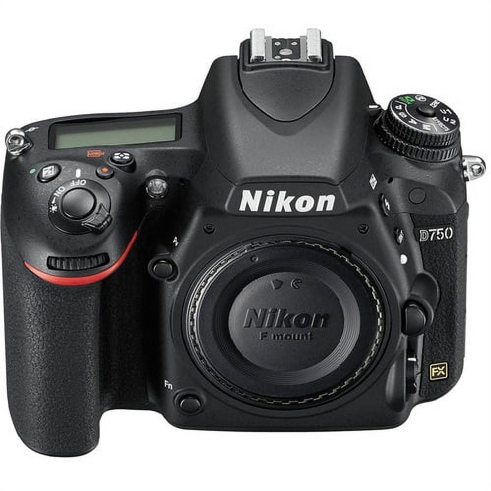 Nikon Black D750 FX-format Digital SLR Camera with 24.3 Megapixels (Body Only) - image 3 of 7