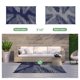 thumbnail image 2 of Alfombra GENIMO, 91 x 152 cm, impermeable, reversible, para patio exterior, 2 of 6