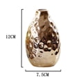 thumbnail image 2 of GUOOL Decorative Convex-concave Point Ceramic Flower Vase Great Gifts for Day, 3, 2 of 9