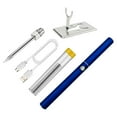 thumbnail image 1 of Kit de soldador con estuche protector Herramienta de soldadura eficiente para reparaciones Punta azul B, 1 of 9