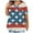 Style 21, variant on Plus Size American Flag Patriotic T-Shirt for Women 4th of July Graphic Tee Shirts USA Flag Short Sleeve Tops L-5XL