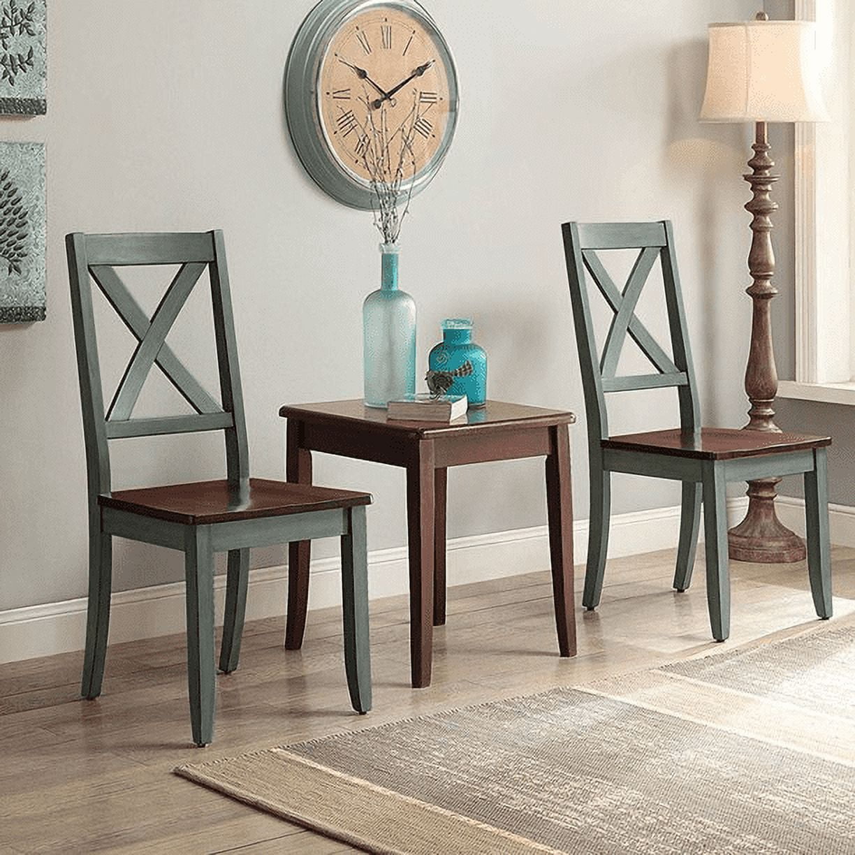 Better Homes & Gardens Maddox Crossing Dining Chair, Blue, Set of 2