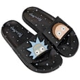 thumbnail image 2 of Rick And Morty Character Slides Sandals-Medium (9/10), 2 of 3