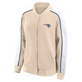 thumbnail image 2 of Women's Fanatics Tan New England Patriots Lounge Full-Snap Varsity Jacket, 2 of 3