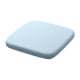 thumbnail image 2 of Cojín de espuma viscoelástica para asiento transpirable de 15,7x15,7" | Rebote lento, lavable, tela de poliéster, gris/azul/rosa | Oficina, cocina, restaurante, coche, 2 of 6