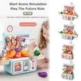thumbnail image 2 of Mini Modern Kitchen Girls Boys Pretend Play Cooking Set For Kids n Toy, 2 of 8