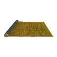 thumbnail image 2 of Ahgly Company Indoor Rectangle Abstract Yellow Modern Area Rugs, 5' x 7', 2 of 4