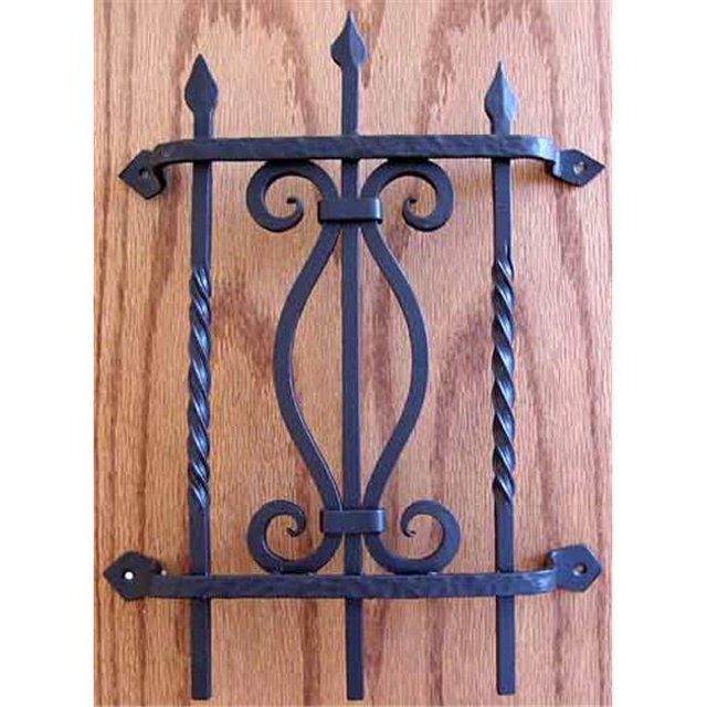 Agave Ironworks GR001-02 Grille Carrée de Fantaisie Rouille Brune