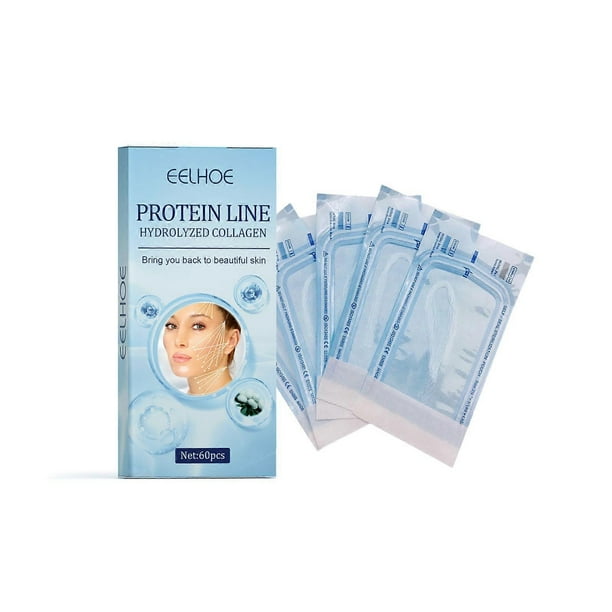 60 hilos de colágeno de seda portátiles, antienvejecimiento, absorbibles, reafirmantes, eliminan la opacidad y las protuberancias, y reafirman el rostro.