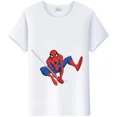 thumbnail image 3 of Camisetas Kawaii de estilo Harajuku para niños, camisetas de algodón con estampado de dibujos animados de Marvel, Spider-Man, amigos, camisetas blancas grunge para niñas, 3 of 5