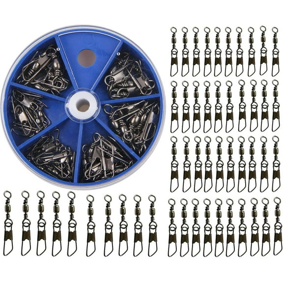 VanRolldex Barrel 50 Pieces Swivel Snap Kit