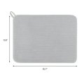 thumbnail image 6 of REGALWOVEN Dish Drying Mat, Absorbent Microfiber Kitchen Mat, Stone Drying Mat for Kitchen Counter, Dishes, Utensils, Pots Gray 15.7*11.8 inch, 6 of 6