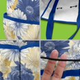 thumbnail image 5 of Garden Tool Bag,Pioneer Flower Floral Print Pattern Garden Tool Organizer,Garden Gifts,Waterproof Multi-Pocket Garden Tool Storage 11.8x5.5x11.4 Inch(Tools NOT Included), 5 of 6