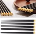 thumbnail image 4 of Chinese Style Copper Inlay Chopsticks Set, Non Slip Design, Ideal for Home, Hotel, Restaurant, Perfect Gift, 4 of 8