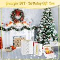thumbnail image 4 of Cajas de regalo Colarr White con tapas de 30,5 x 23 x 10 cm, 24 unidades con cintas, 4 of 6