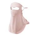 thumbnail image 3 of Protección solar que cubre la cara con gancho para la oreja, máscara completa, Protector de cuello suave, hielo Rosa, 3 of 8