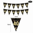 thumbnail image 4 of 30th 40th 50th 60th birthday decorations Number Balloons Birthday Hanging Banner Flags for Adult 30th Anniversary Supplies, 4 of 10