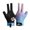 Pink&Blue, variant on Durable Fitness Accessories Left Hand Breathable Elasticity Snooker Glove 3 Fingers Glove Billiard Glove Spandex BLUE M