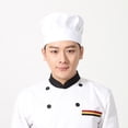thumbnail image 2 of OULII 1Pack Chef Hat for Adults Cotton with Adjustable Design for Home Baking White, 2 of 5