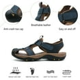 thumbnail image 2 of Sandales de Randonnée pour Homme Décontractées Respirantes Plage Bout Fermé Chaussures d'Eau Confortables Légères Sport Bleu 10 US, 2 of 7