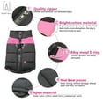 thumbnail image 5 of Gustave Waterproof Warm Dog Coat for Winter Pet Vest Jacket Clothes for Large Dogs (66lb-110lb) "6XL,Pink", 5 of 8