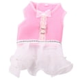 thumbnail image 4 of SHOWERORO 1Set Pink Mesh Plush Clothes for Taking Special Occasion Warmth, 4 of 8