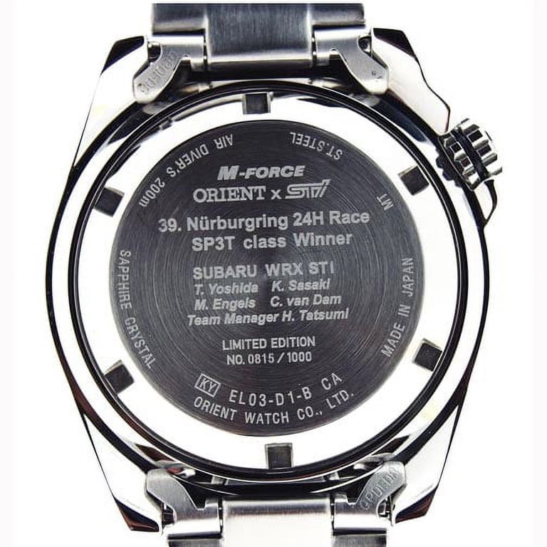 Orient EL03003B Men's M-Force Limited STI Black Dial Automatic
