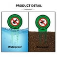 thumbnail image 3 of 2PCS Dog Warning Brand Huacao Brand Aluminum Plate Baking Paint Reflective PVC 13.7x7.8”, 3 of 6