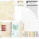 thumbnail image 1 of Carpeta económica con sobre económico A6 Carpeta económica Conjuntos de planificador en cuero de PU Cuaderno económico 6 anillas rellenables con bolsillos transparentes Organizador de, 1 of 7