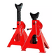 thumbnail image 1 of Torre de Auto 2 Piezas 3 Toneladas Doble Seguro Altura 31-42cm, ROJO/NEGRO, 1 of 5