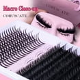 thumbnail image 3 of Lash Clusters 100D Long 12-20mm Lash Spikes Eyelash Clusters Volume Individual Lashes DIY Spiky Lash Extension Mega Cluster Eyelash Extensions Mink Strips Lashes Thick by CORUSCATE, 3 of 9