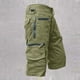 thumbnail image 3 of Ceisia Men's Gift All-Season Work Capris - Solid-Color Multi-Pocket Zipper Button Cropped Pants, 3 of 7