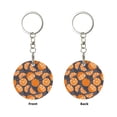 thumbnail image 2 of Naloa Various Oranges Print Round Keychain Keychain Key Ring, Key Tag, Key Chain Bulk for Gift Accessories (Round), 2 of 7