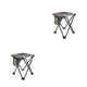 thumbnail image 2 of Soidarity Silla plegable compacta y cómoda para acampar para exteriores, taburete plegable portátil de tela para acampar al aire libre camuflaje 2Conjunto, 2 of 6