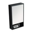 thumbnail image 4 of Fine Fixtures Venezian Medicine Cabinet Black 18" N/A, 4 of 5
