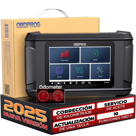OBDPROG M500 Mileage Odometer Correction Diagnostic Cluster Calibration Scanner Oil Reset Tool