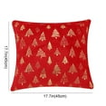 thumbnail image 3 of Lilixerw 18 x 18 inch Christmas Pillow Cover,Sequins Embroidery Cushion Cover Christmas Day Plush Pillow Cover for Couch Sofa Winter Decor, 3 of 6