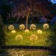thumbnail image 2 of Luces solares para jardín exterior, 2 unidades, 120 LED, fuegos artificiales solares, 8 modos, impermeables, para jardín, césped, patio, decoración navideña - War, 2 of 5