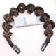thumbnail image 3 of Diademas trenzadas para mujer, banda para el cabello trenzada gruesa, banda elástica ancha clásica, accesorios para el cabello, accesorio de belleza para mujeres de moda, marrón, 3 of 4