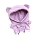thumbnail image 5 of Ropa para muñecos de peluche, sudadera con capucha, accesorios cómodos para animales de peluche púrpura, 5 of 9