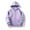 Light Purple, variant on Fleece Hooded Sweatshirt for Unisex Kids Solid Casual Long Sleeve Hoodies Jackets Soft Coat With Pockets Athletic Tops Brick Red, 3-4Y