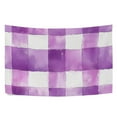 thumbnail image 6 of Yayeee Tapestry Wall Hanging for Bedroom 60" x 40" Living Room Home Wall Art Decor, Purple and White Pattern, 6 of 7