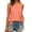 Orange, variant on USSUMA Camisole Tops for Women Plus Size Tops for Women Women's Plus Size Ladies Loose Tops Casual Color Basic Tank Shirt T-Shirt Sleeveless Blouse Beach Summer Loose Tee Shirts Blouse Womens Tops