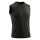 thumbnail image 2 of Camiseta sin mangas de cuello redondo para hombre, sudadera con capucha sin mangas de color liso, blusa deportiva con cremallera para hombre, 2 of 6