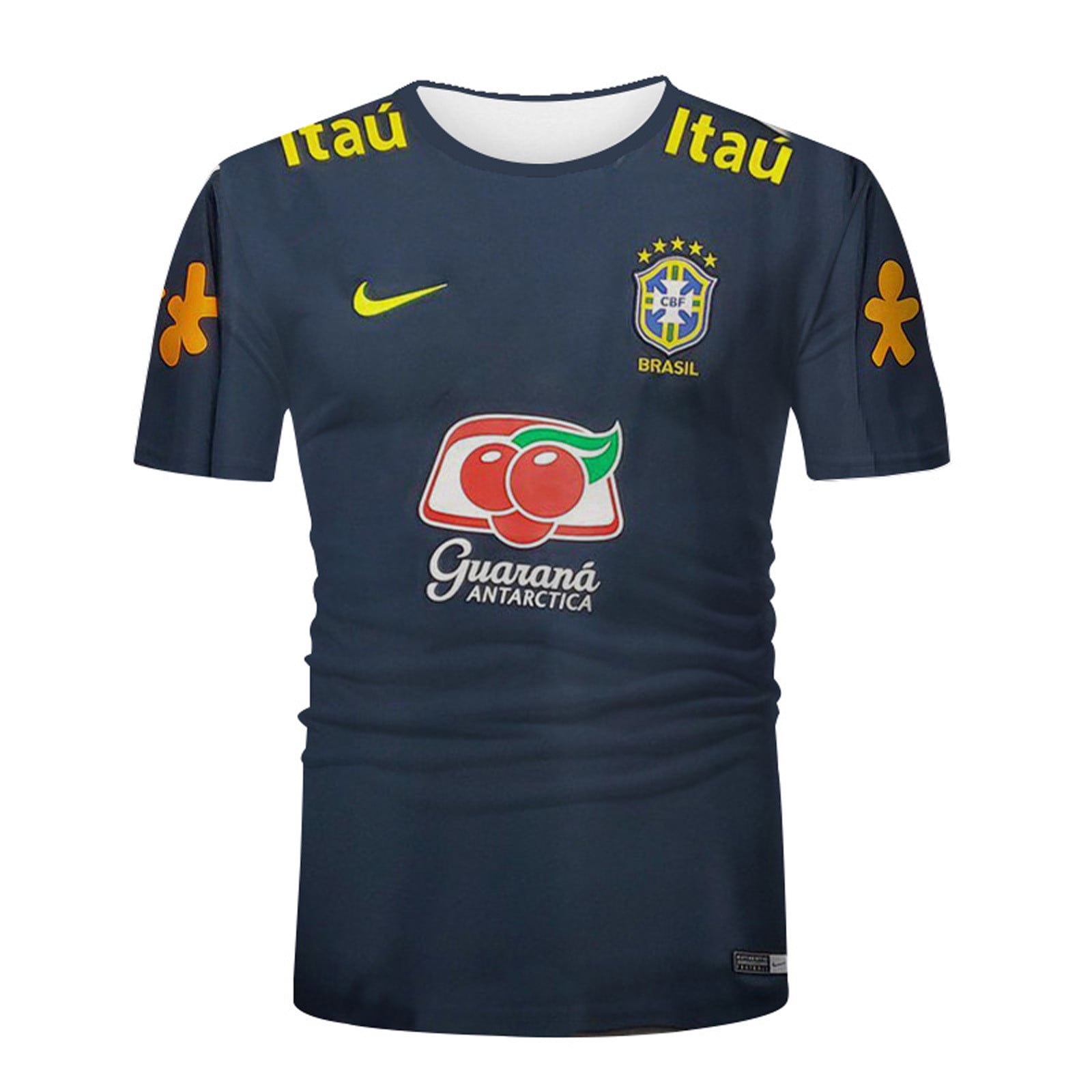 Diahey 2021 Brasil Training Wear American Football T-Shirt Homem